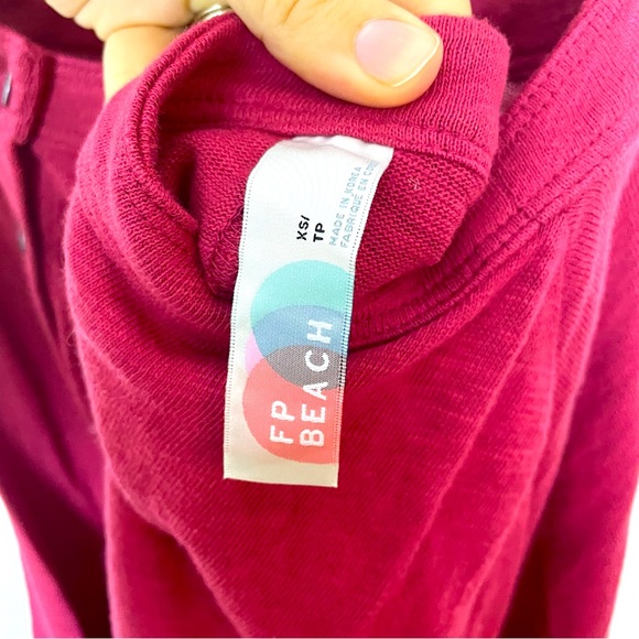 Free People Beach Womens Backless Lightweight Strappy Sun Dress Red Size XS - Picture 4 of 12